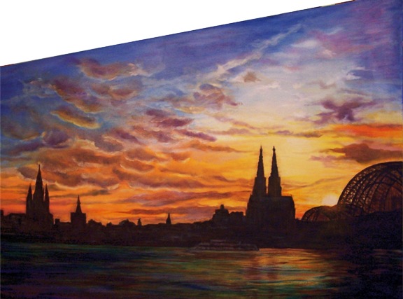 "Cologne on the Rhine" by Vindora Wixom
