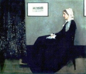 “Arrangement in Grey and Black” by James McNeill Whistler.  The power in this painting comes from the artist’s skilled manipulation of composition and color, not from the subject matter.