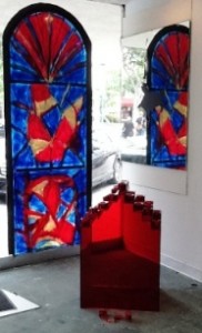 clarkreportpic4 - stained glass exit