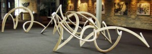 "Flailing", ash wood,  75"x216"600"