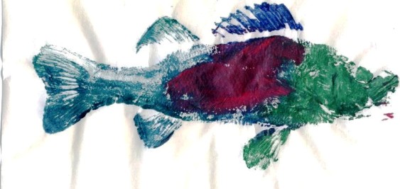 Printing with fish – Art-to-Art Palette Journal